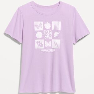 Old navy Lavender Graphic T-Shirt